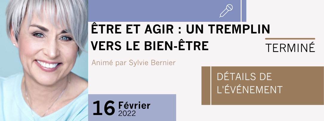 LES GRANDES CONFÉRENCES - Sylvie Bernier