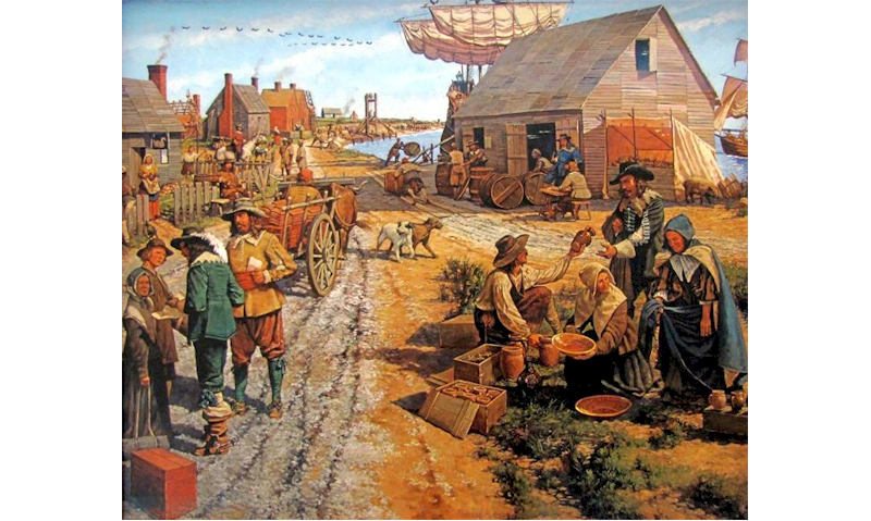 Les 13 colonies anglaises en 5 histoires : Vie et société dans l'Amérique anglaise, 1686 – 1745