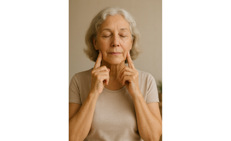 Mieux vieillir grâce au yoga : Le yoga du visage